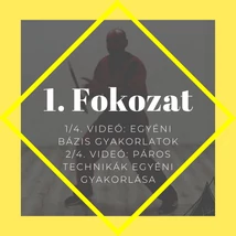 1. Fokozat – a sárga öv egyéni és bázis technikái (2 oktatóvideó)
