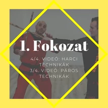 1. Fokozat – a sárga öv páros és harci technikái (2 oktatóvideó)