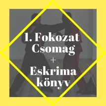 1. Fokozat Csomag: 4 oktatóvideó egyben + Eskrima könyv